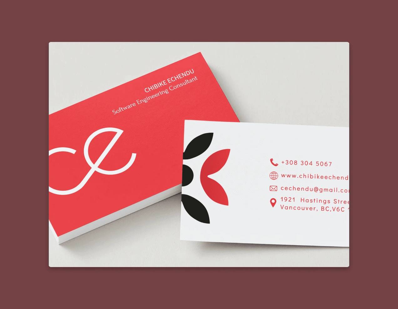 Business Card Details