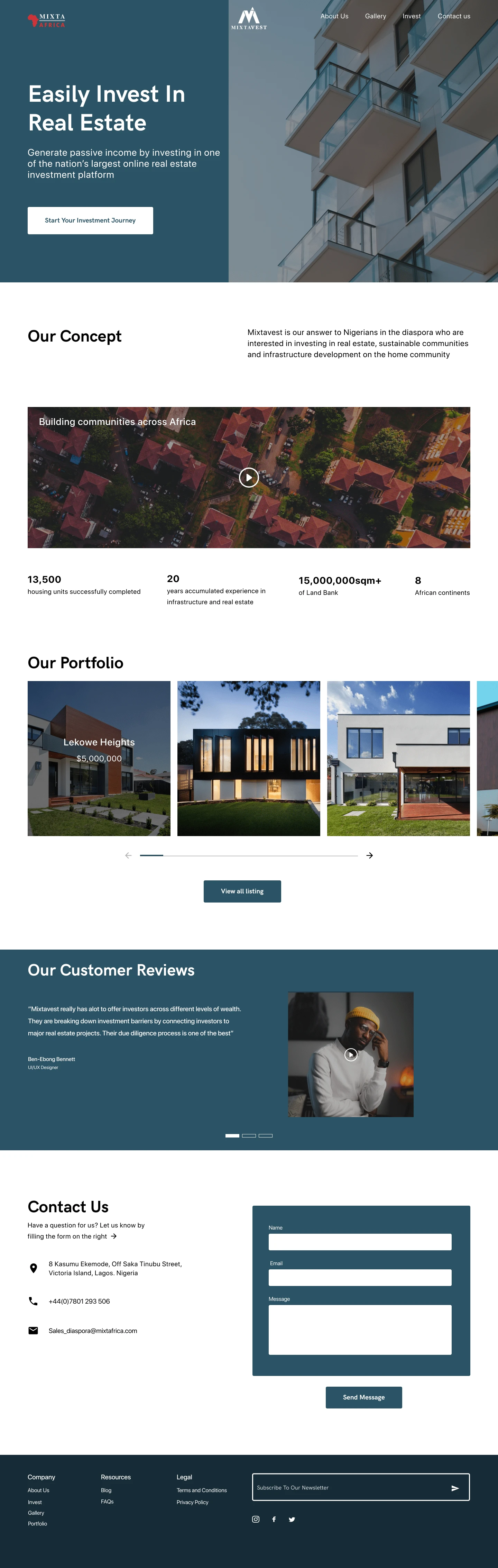 Landing Page