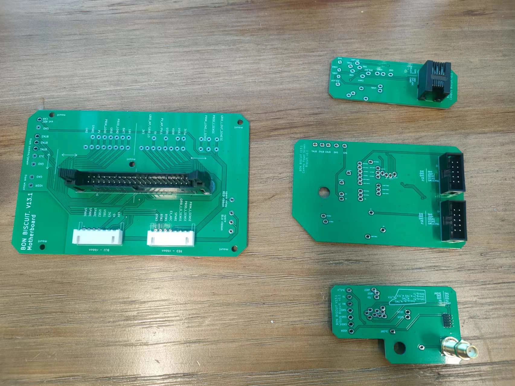 Custom designed biscuit PCB's