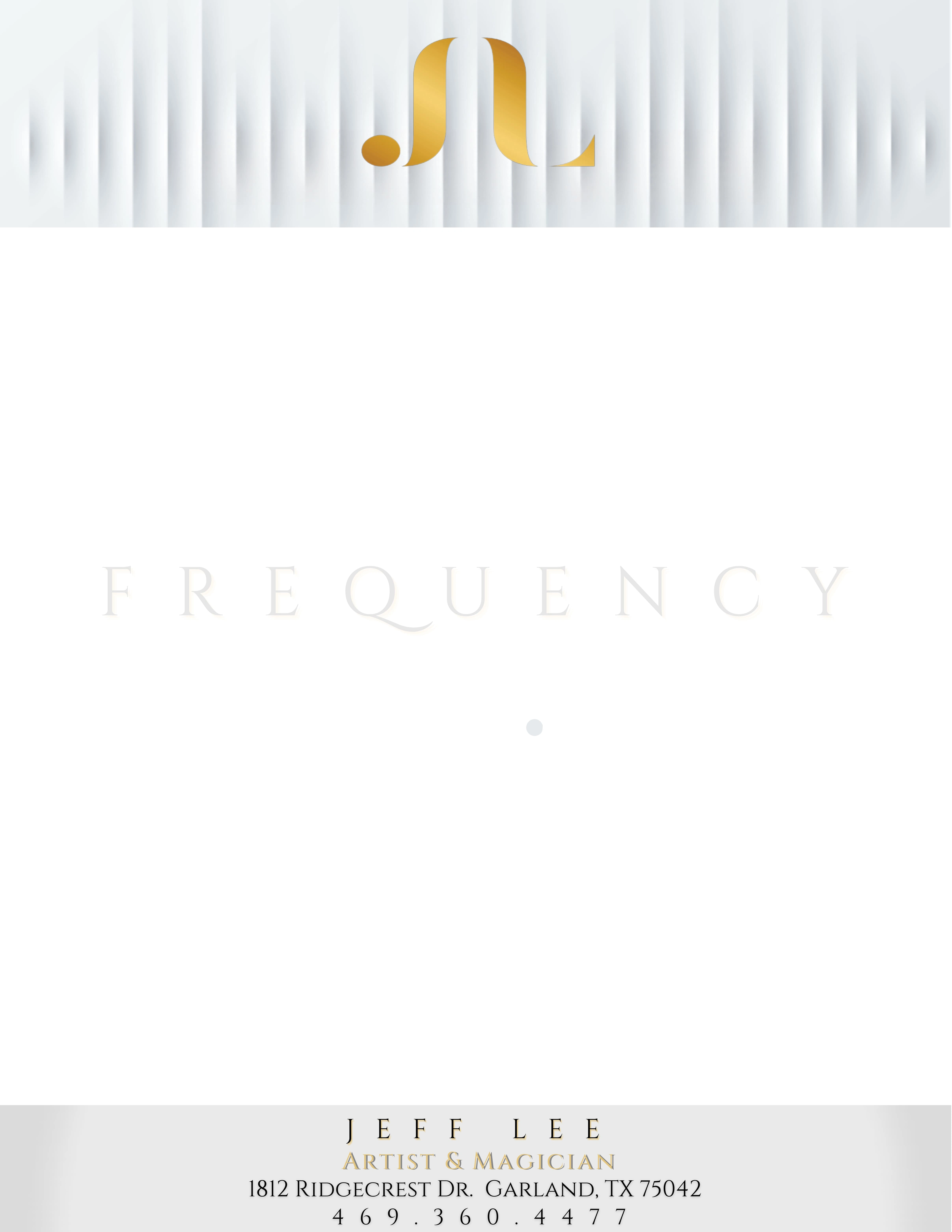 Jeff Lee "Frequency Tour" Letterhead