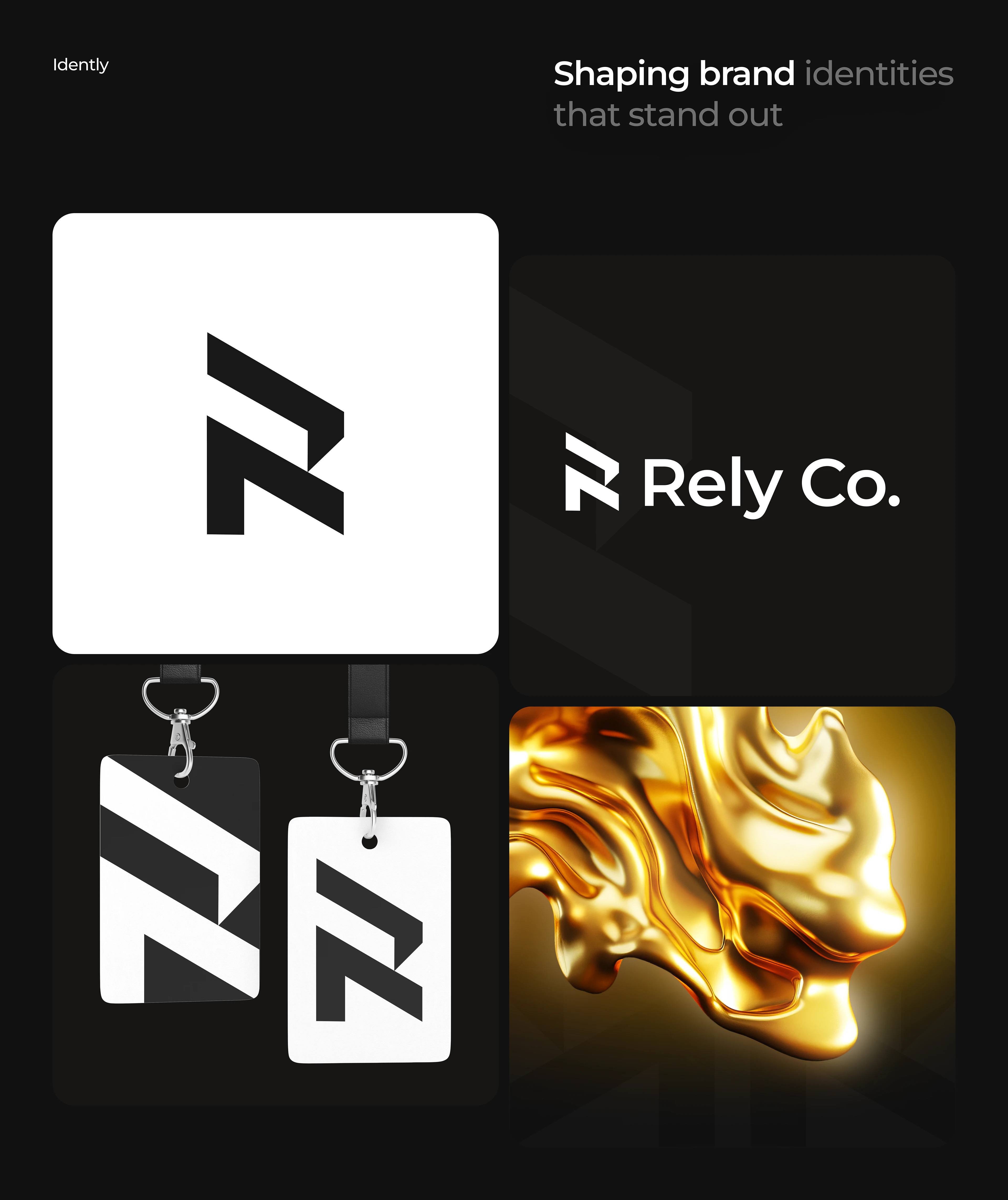 Branding for Rely Visitor cards