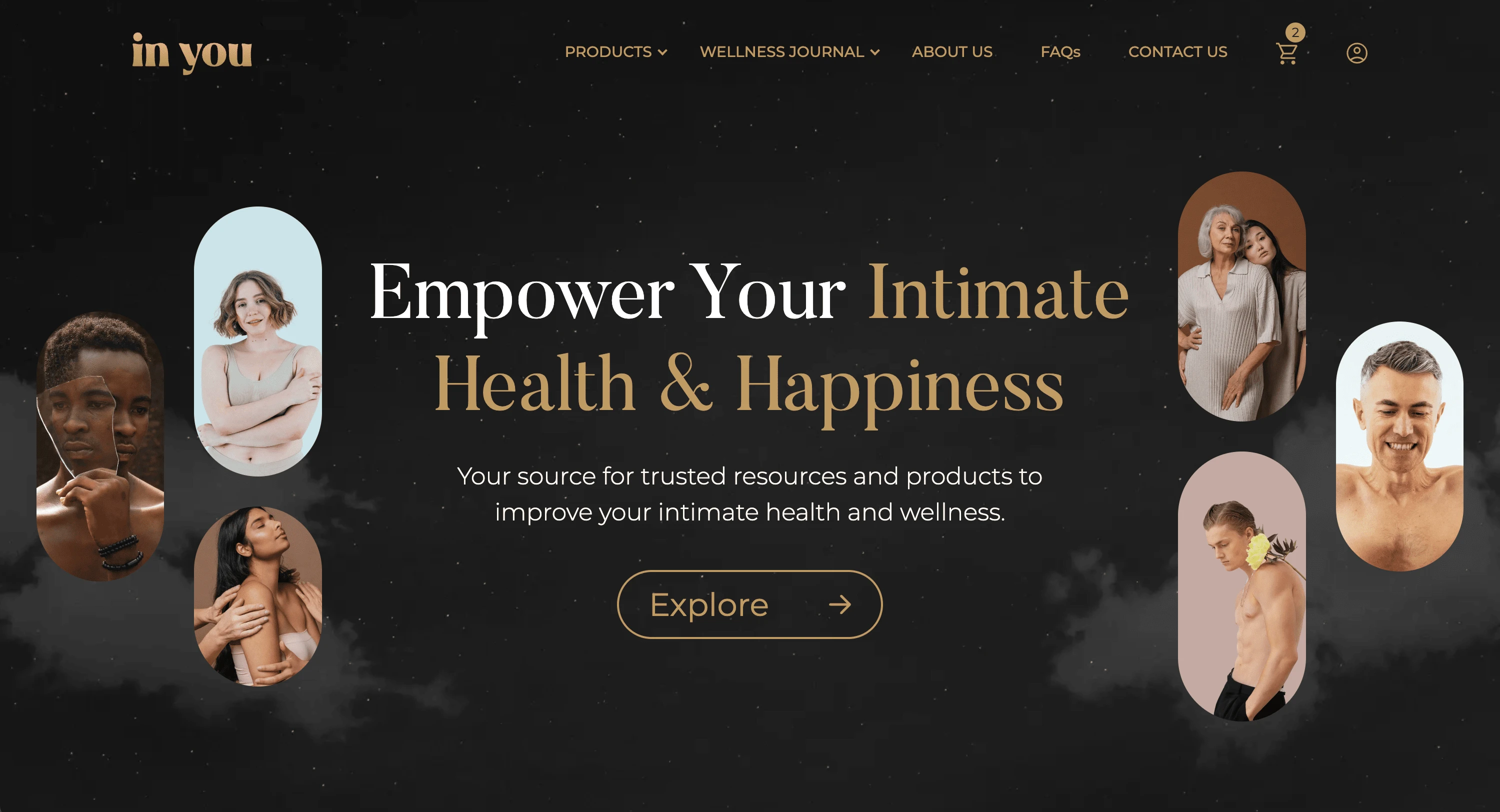 Inyou Wellness Brand Website