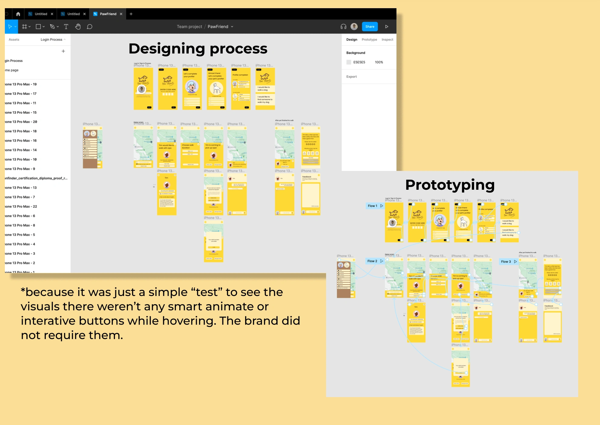 Low-fi design for UI