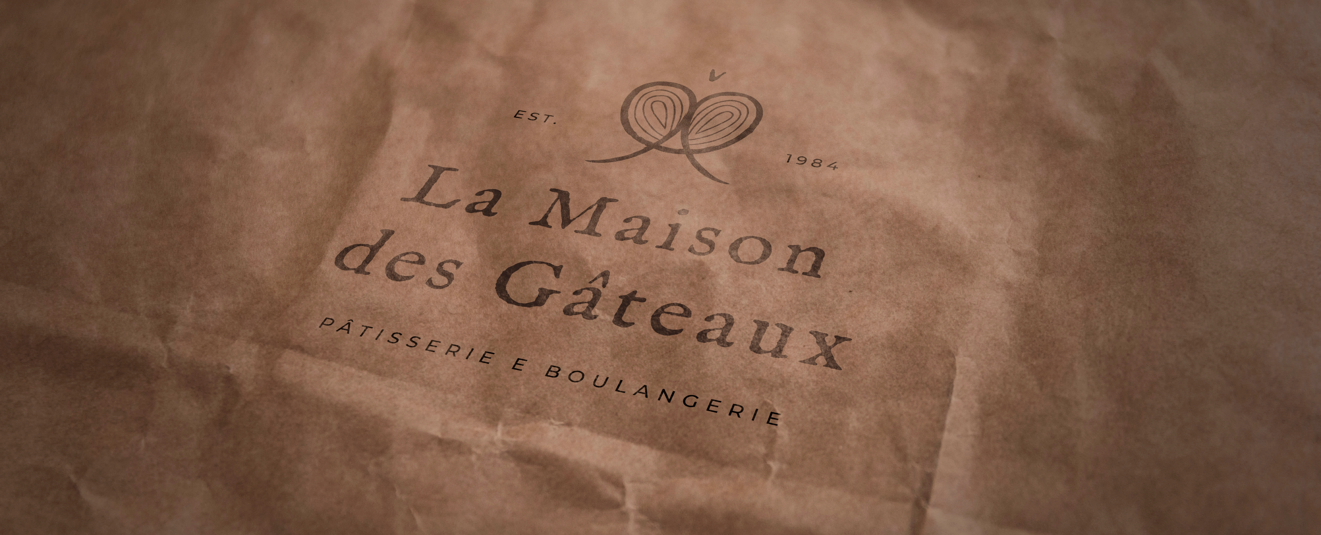 logo on a paper bag