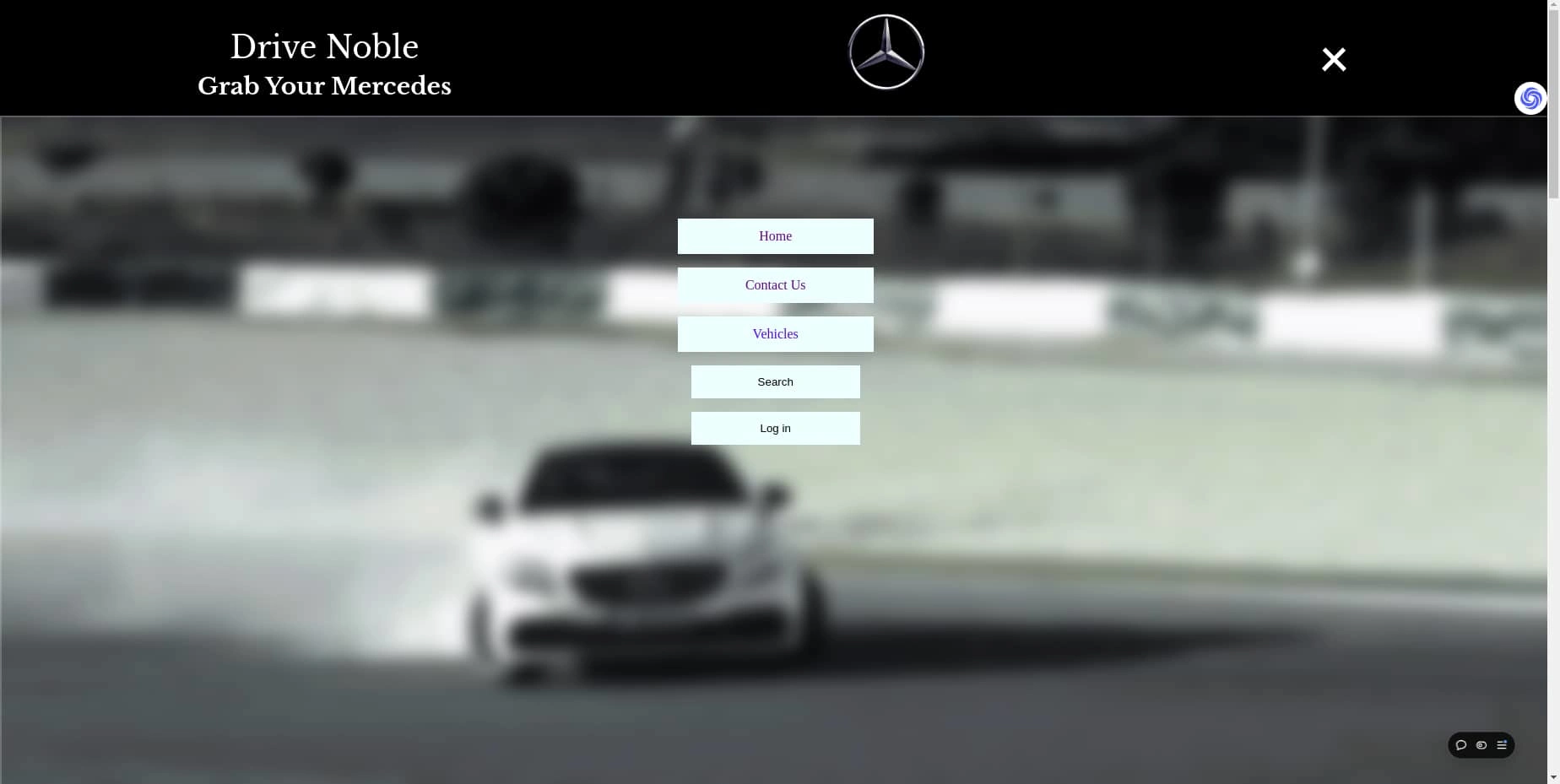 drive noble menu bar