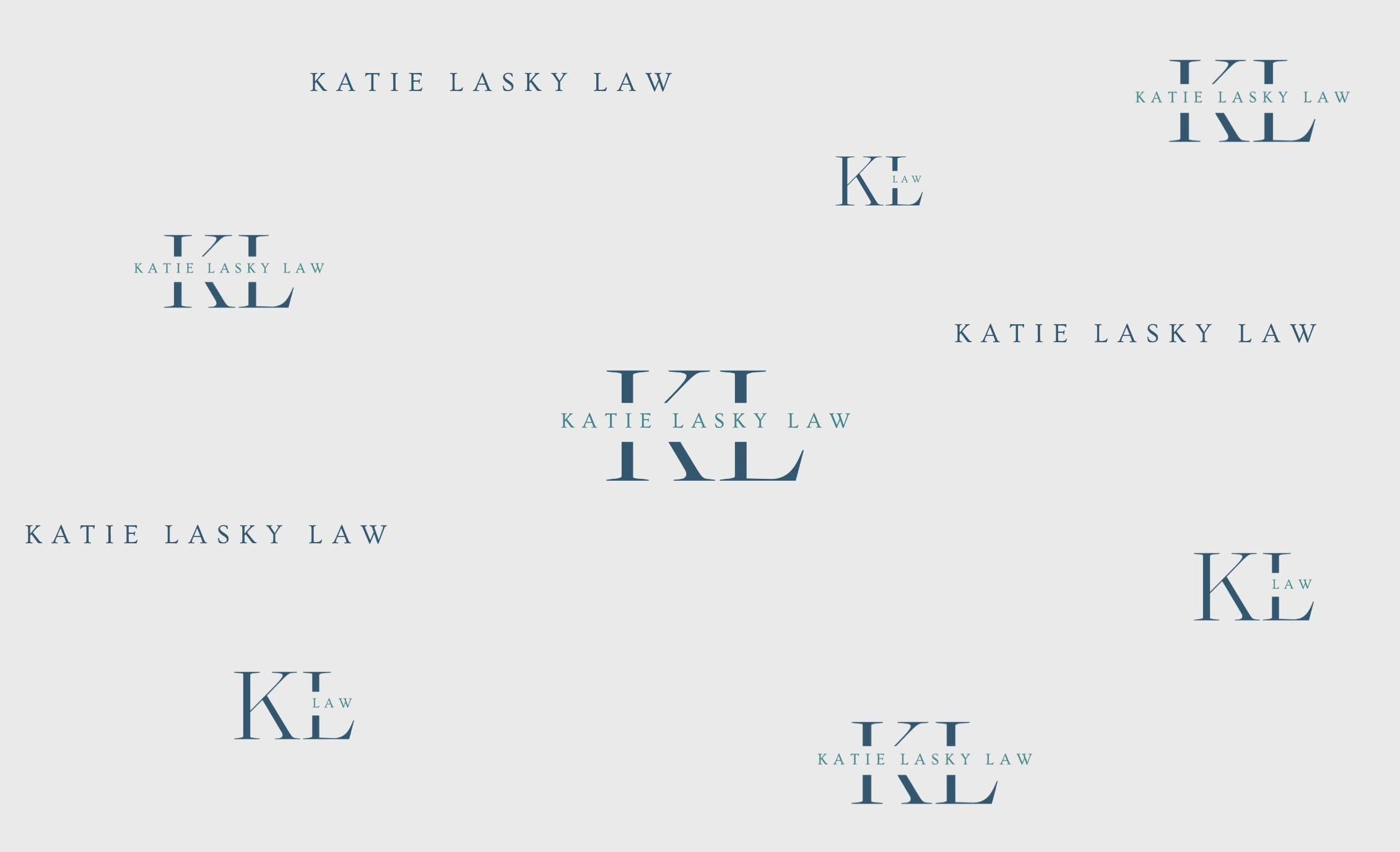 Katie Lasky Law Logo Suite