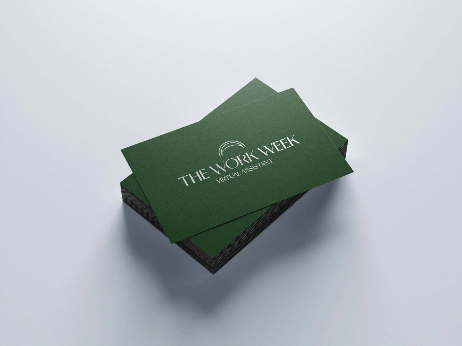 The Work Week - business card design 