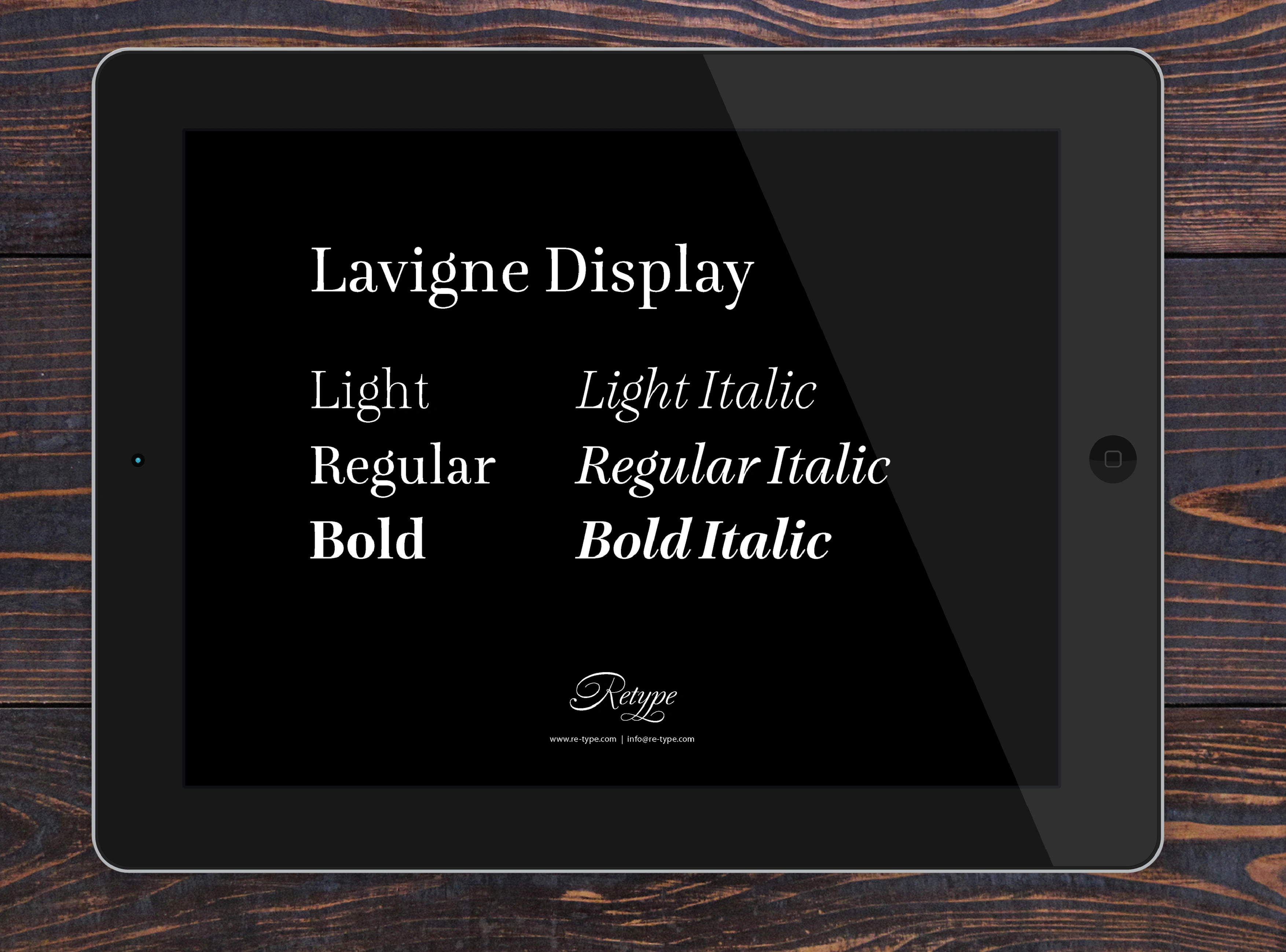 Lavigne Display by Retype Foundry