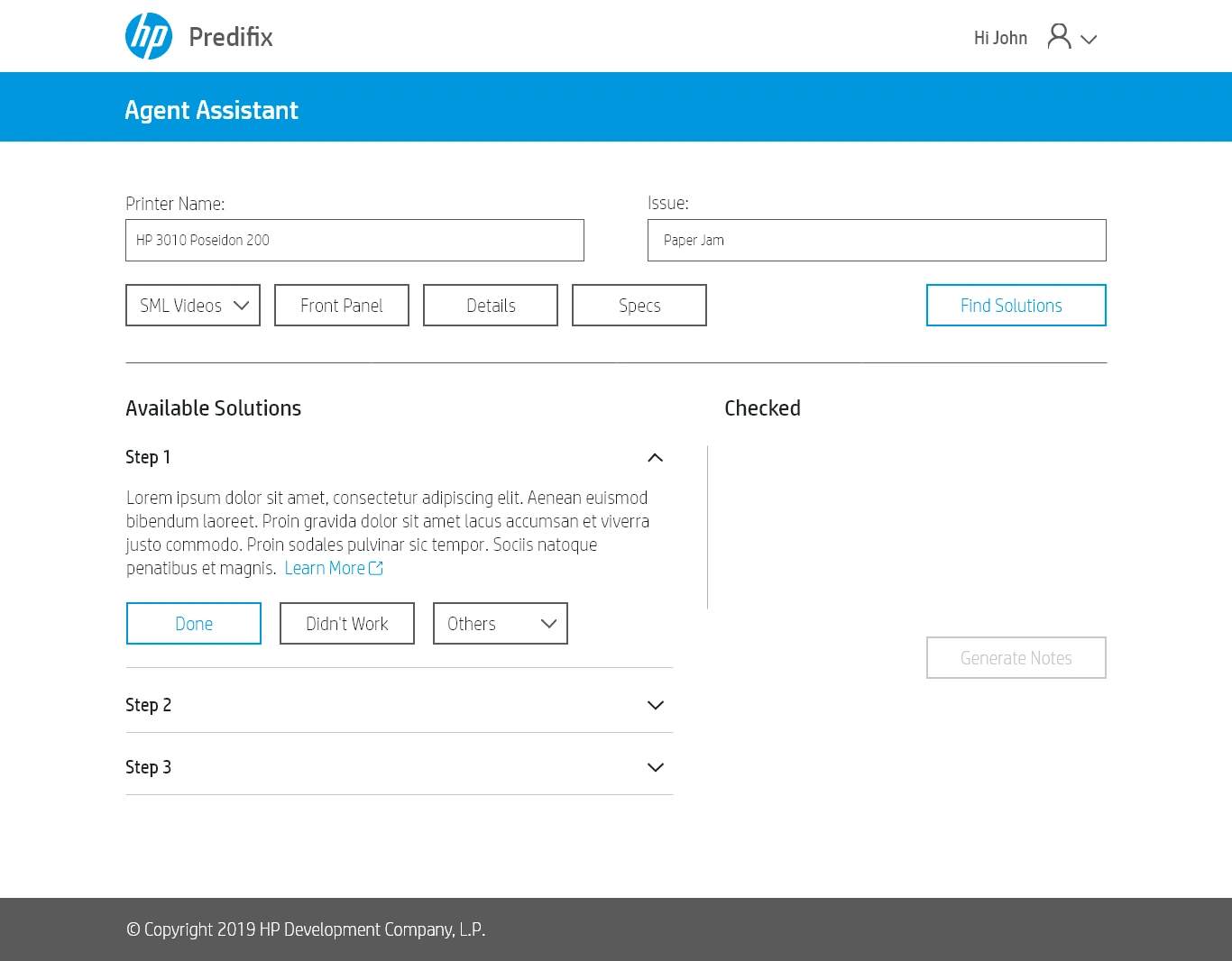 Internal Applications