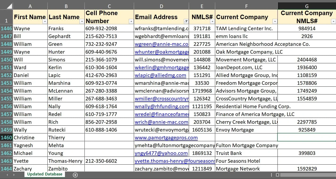 Extensive Excel Data Entry and Web research tasks