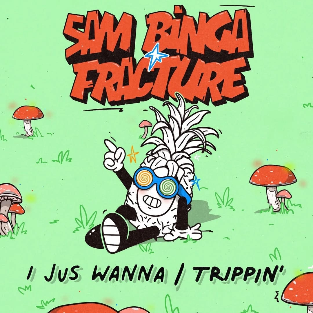 Artwork / Illustration for Sam Binga & Fracture release on Pineapple Records