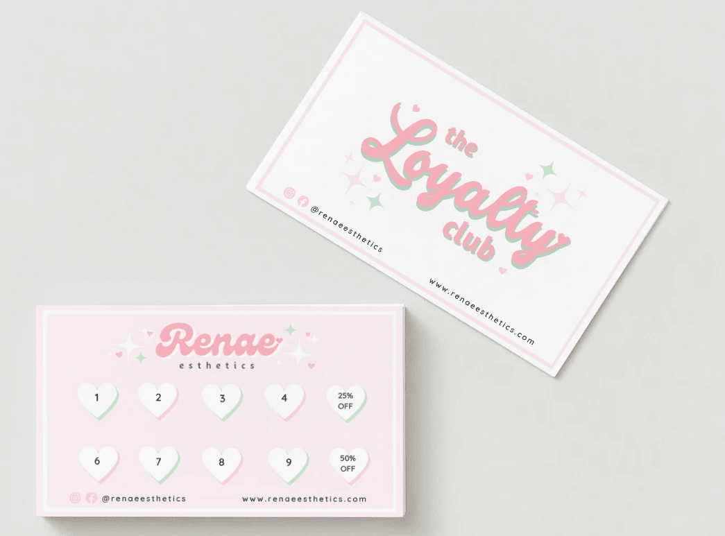 Loyalty punch cards