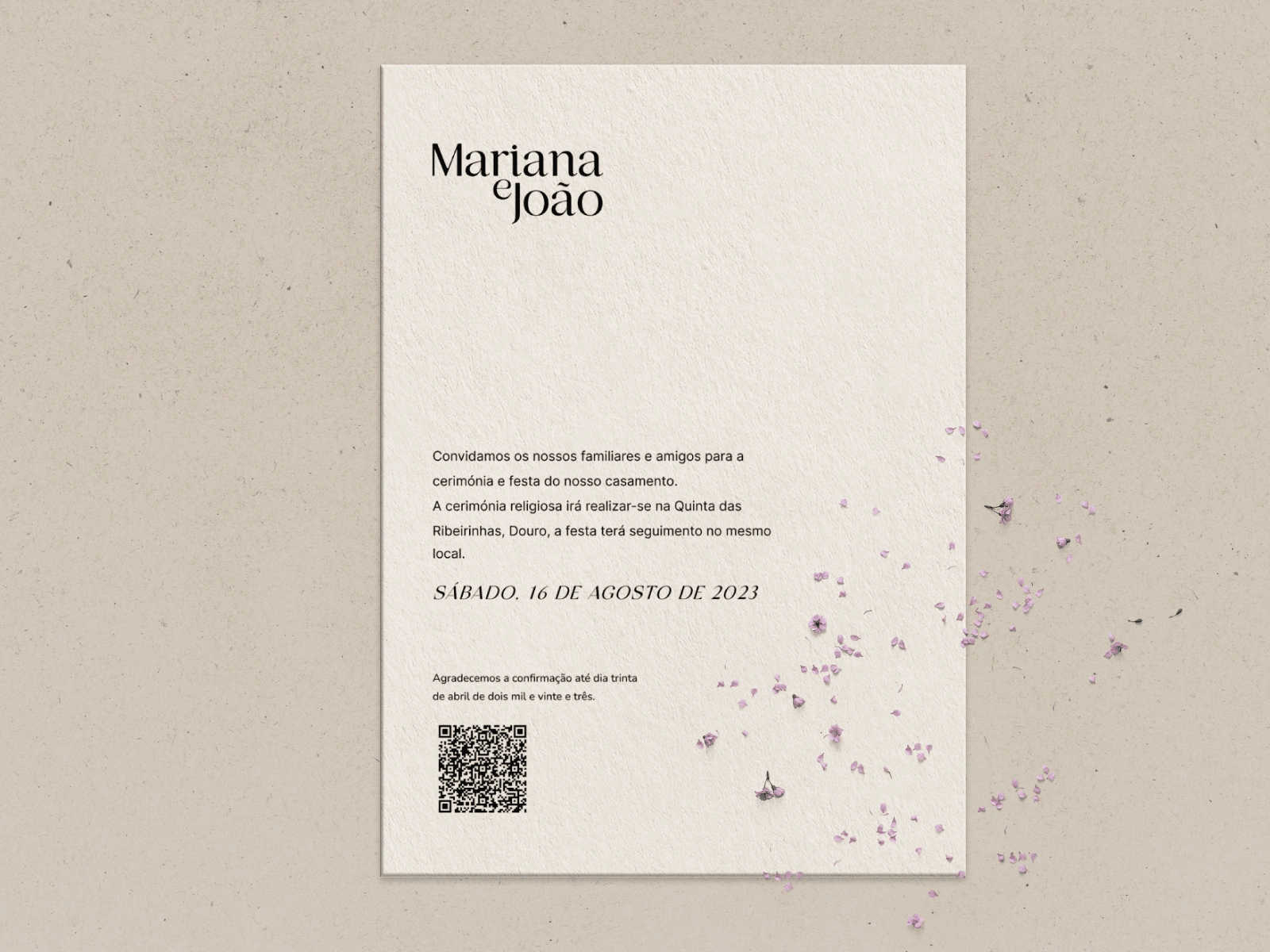 Invitation design