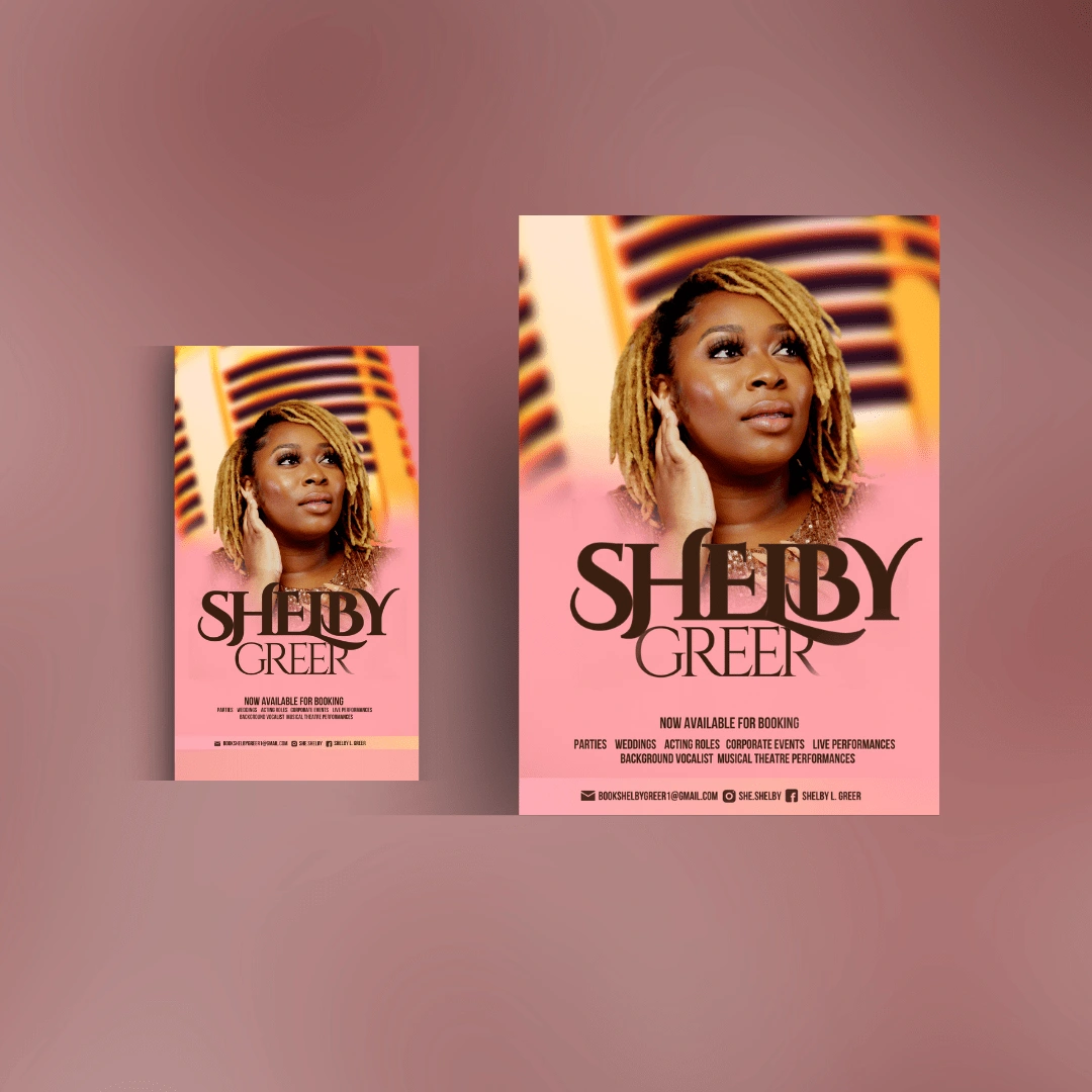 SHELBY GREER BOOKING FLYER 