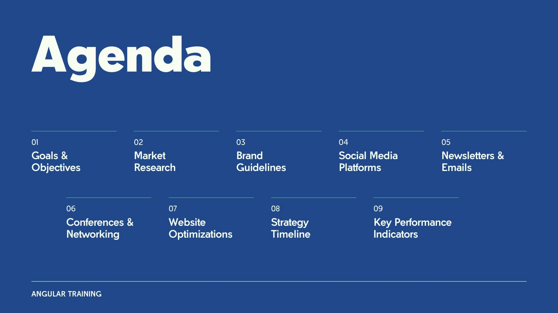 Agenda