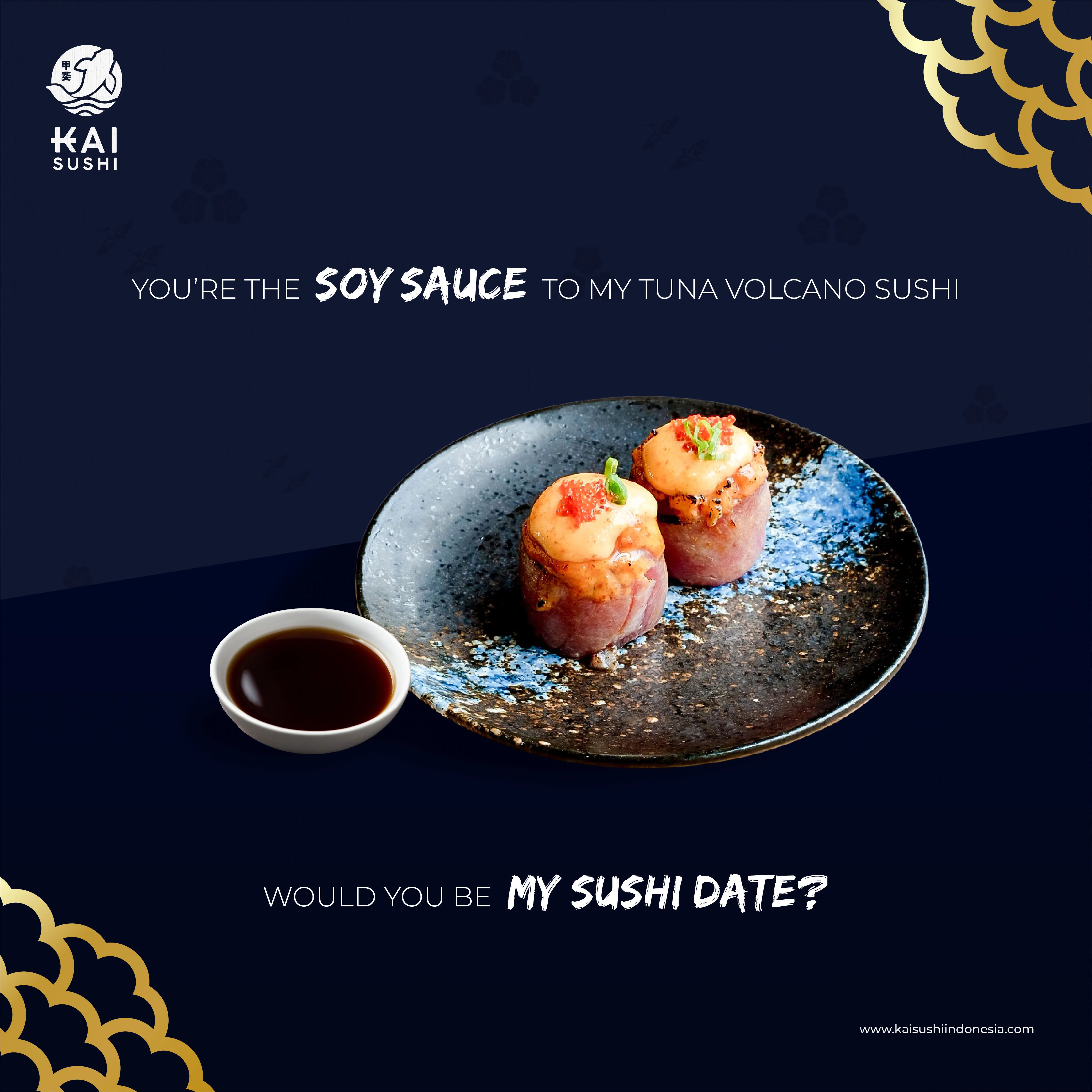 Graphic Content for Kai Sushi