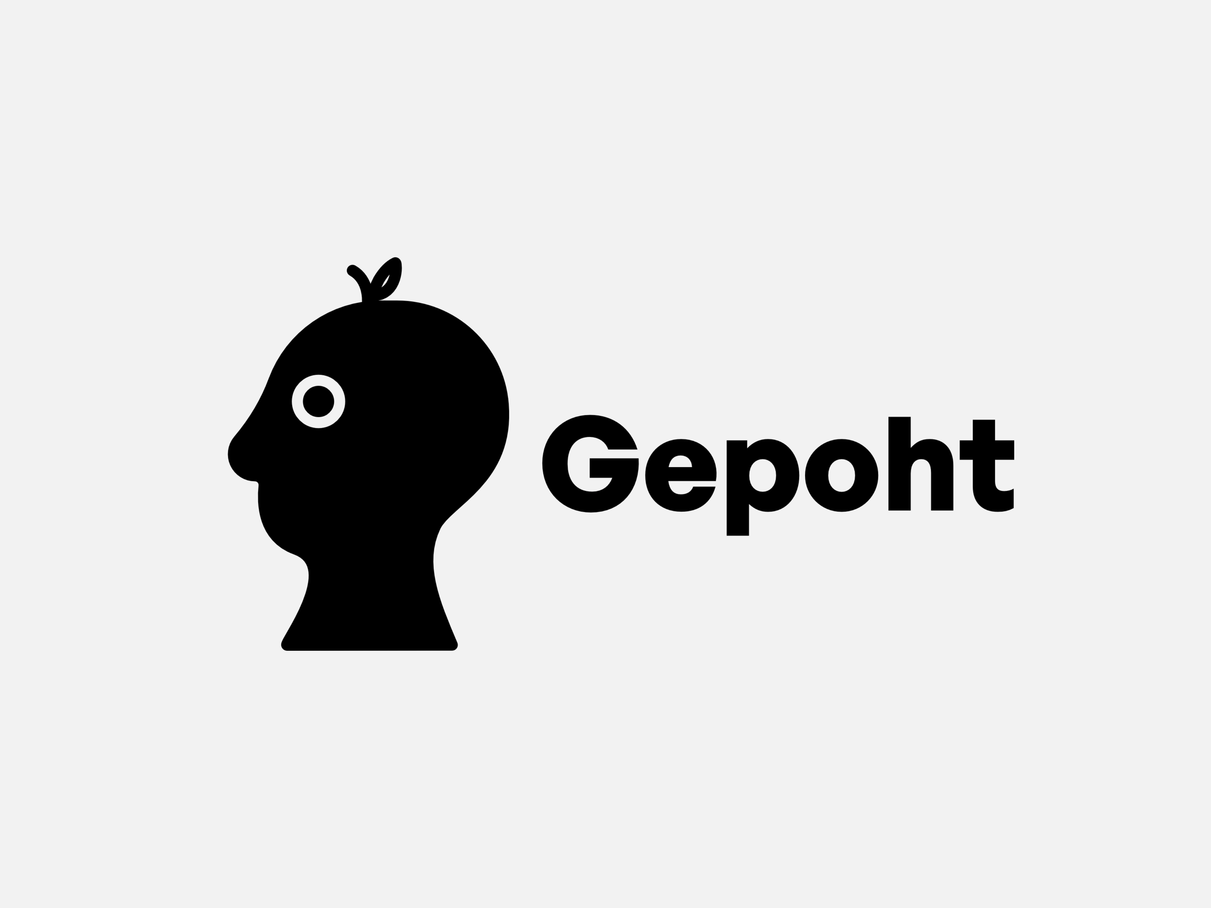 Gepoht's official logomark and selected font scheme