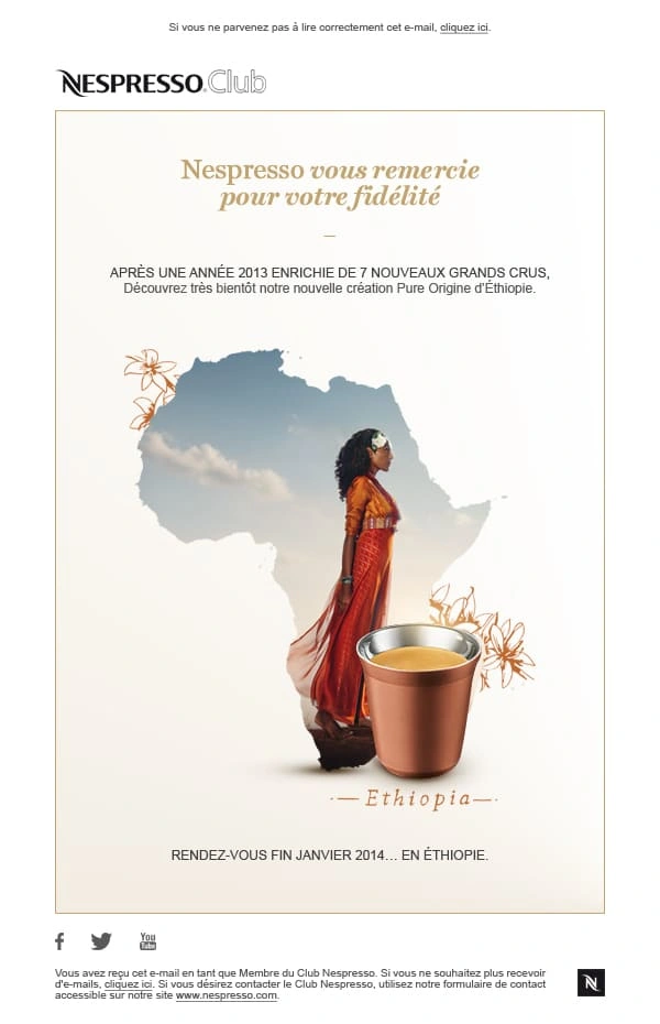 Nespresso - Ethiopia newsletter