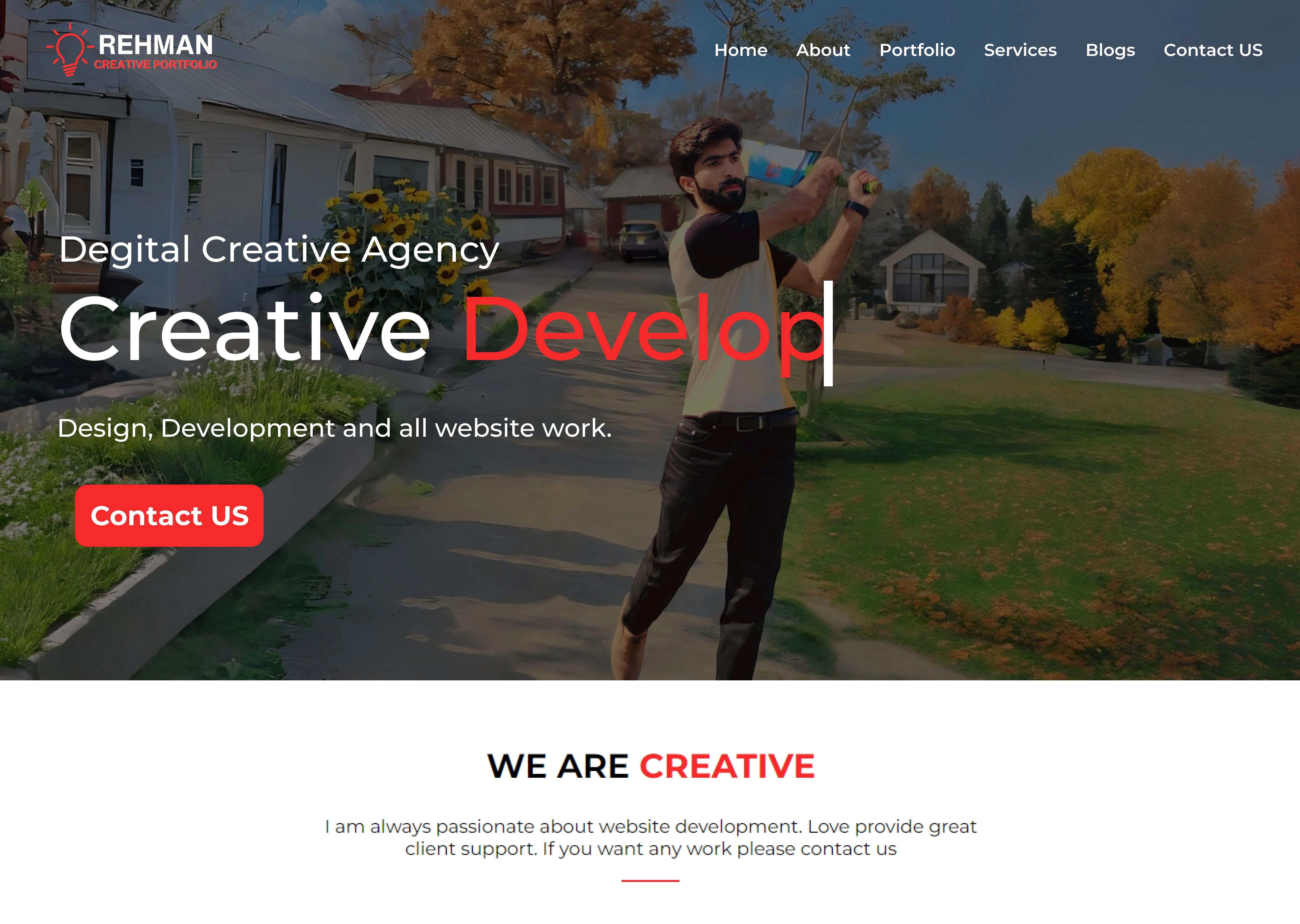 Creative Developer / Designer Portfolio