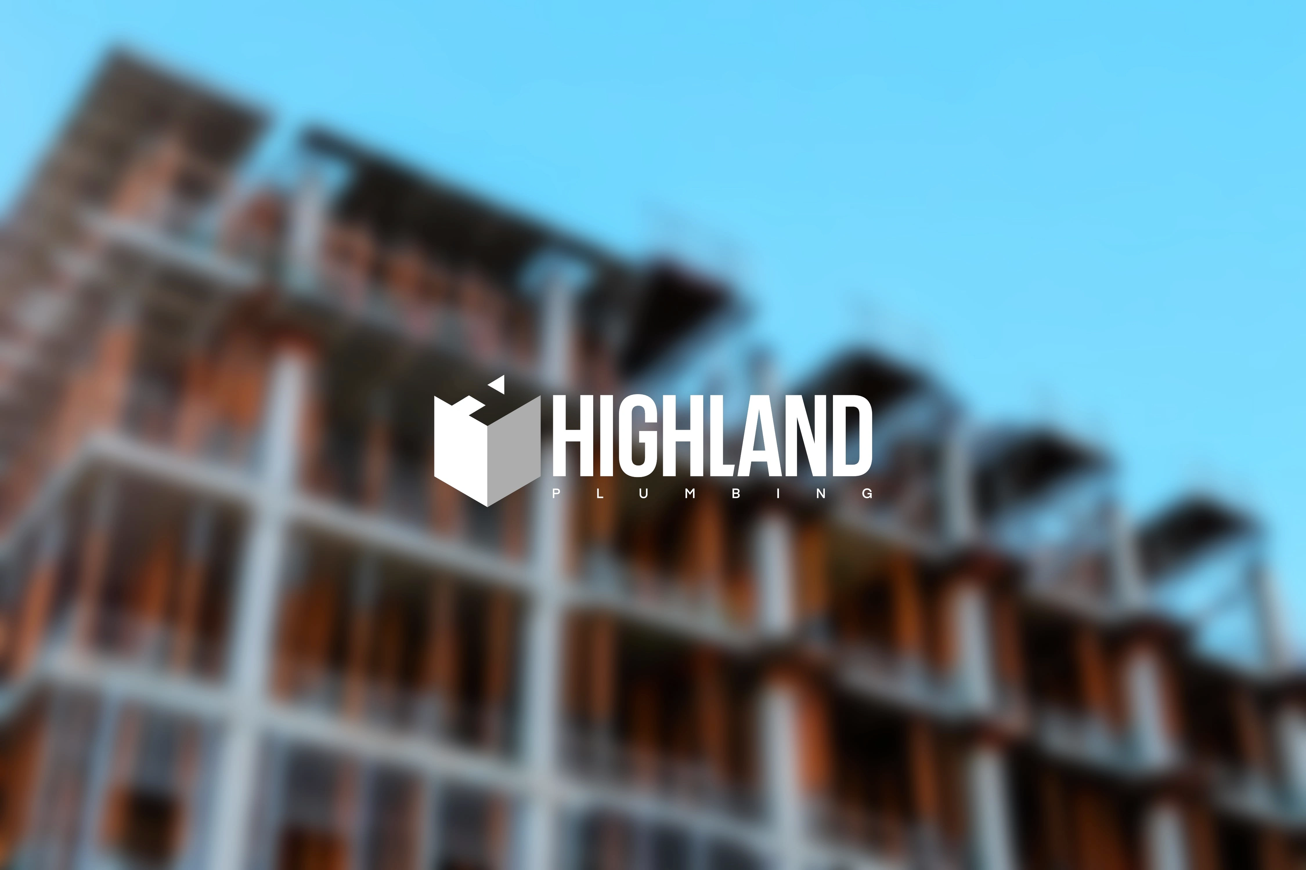 Highland Plumbing Secondary Logo with Description