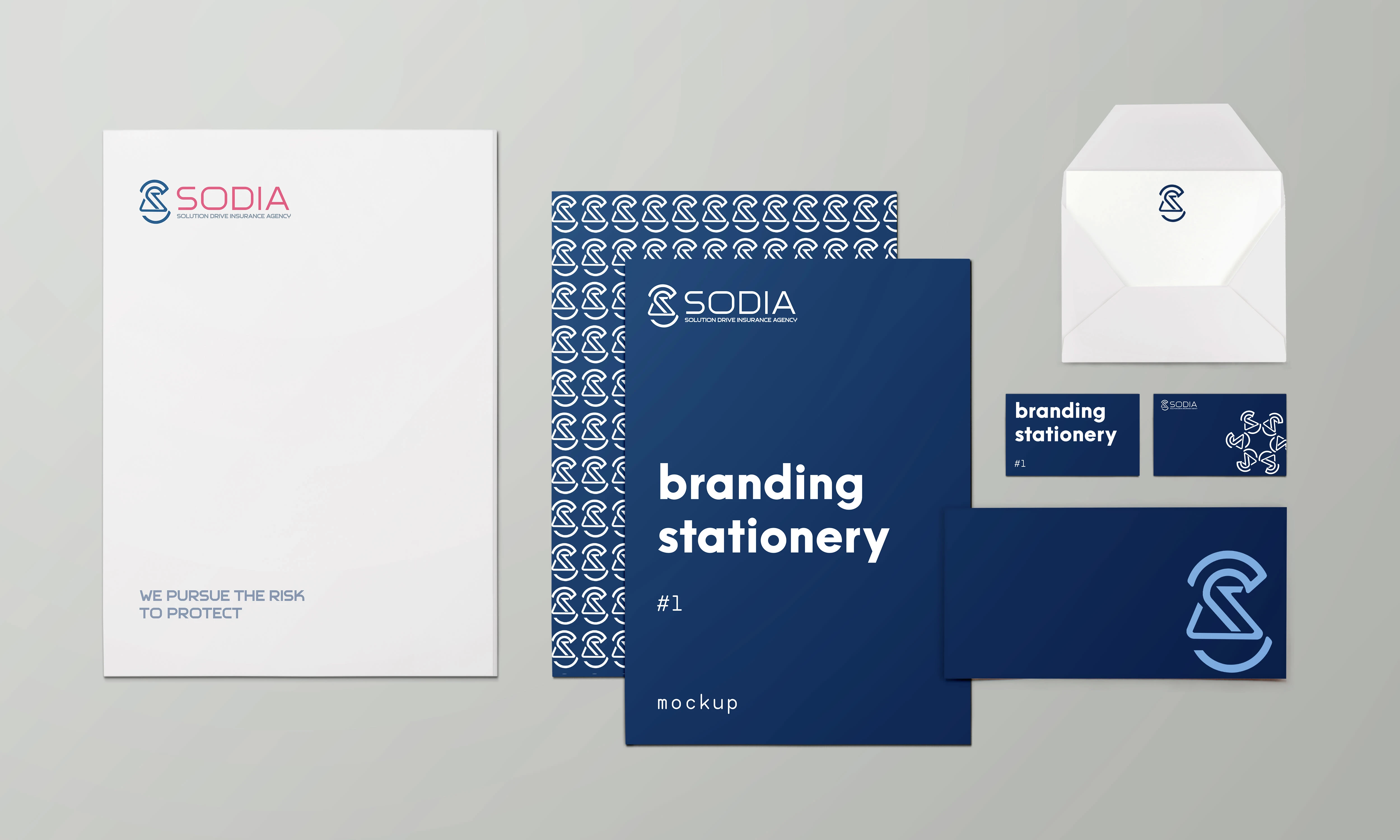 Sodia Brand Identity print and stationery