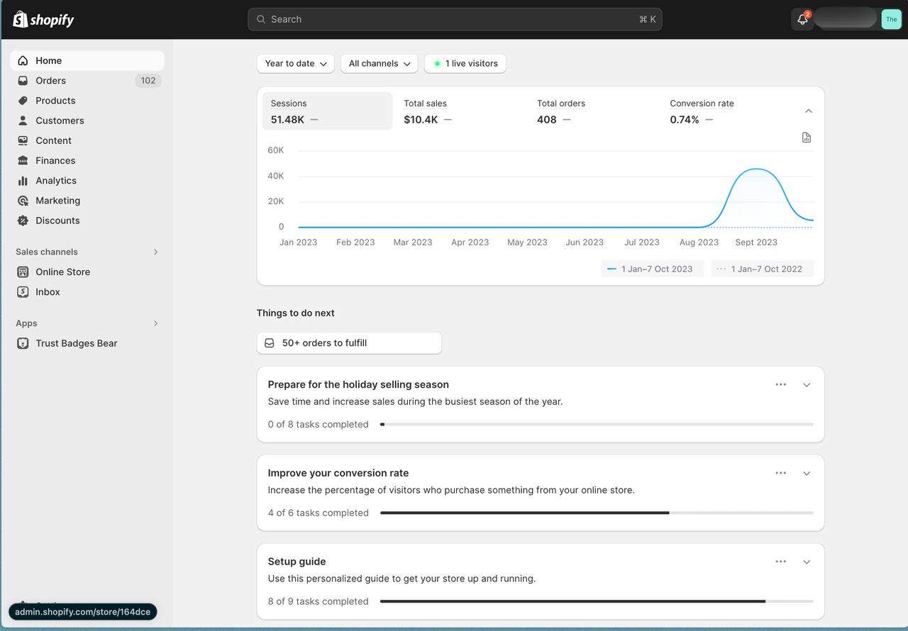 SEO and Marketing Result on Dashboard