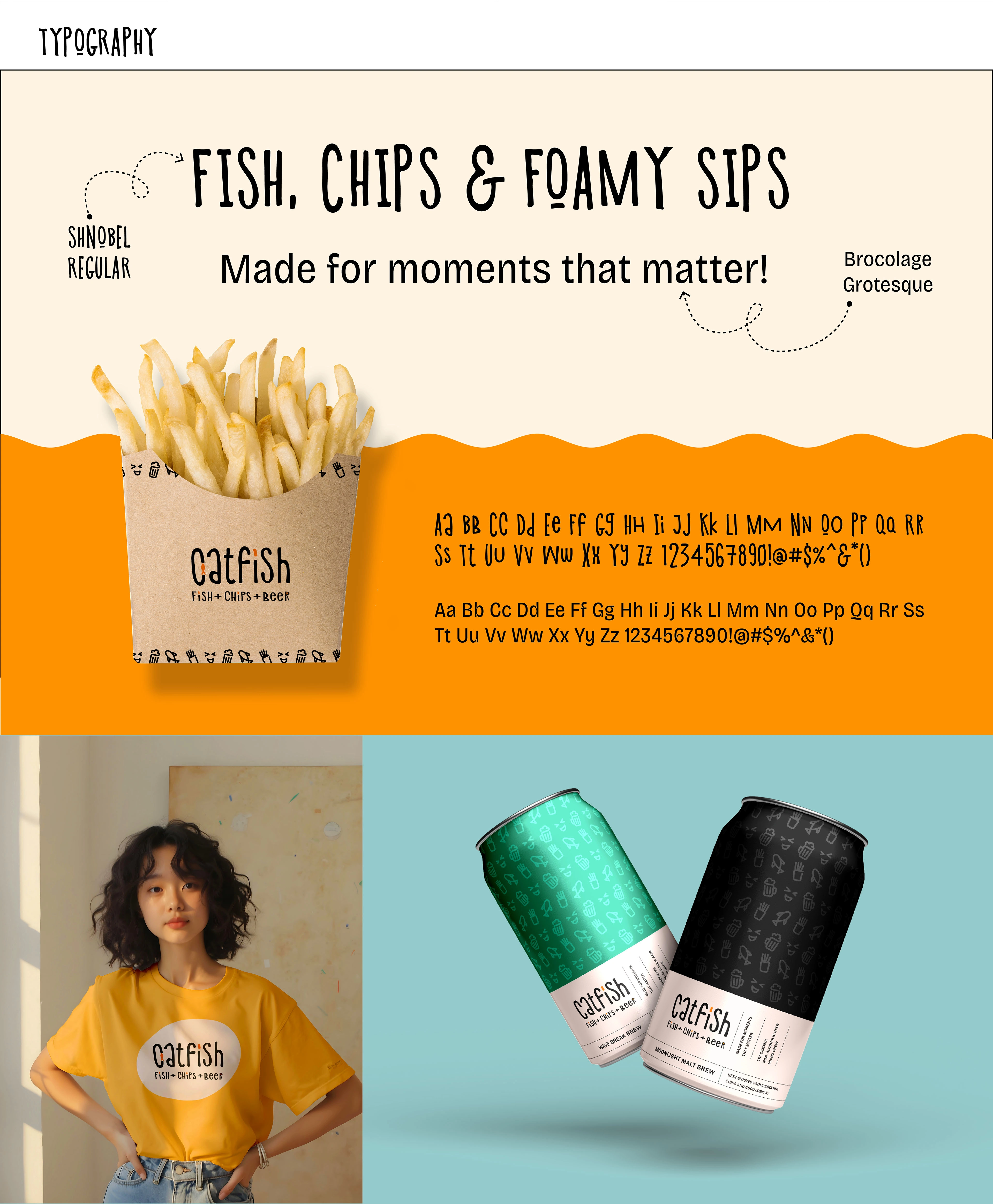 Every detail, from takeaway packaging to quirky merch, has been thoughtfully crafted to honor Catfish’s roots while making it fresh, fun, and approachable.