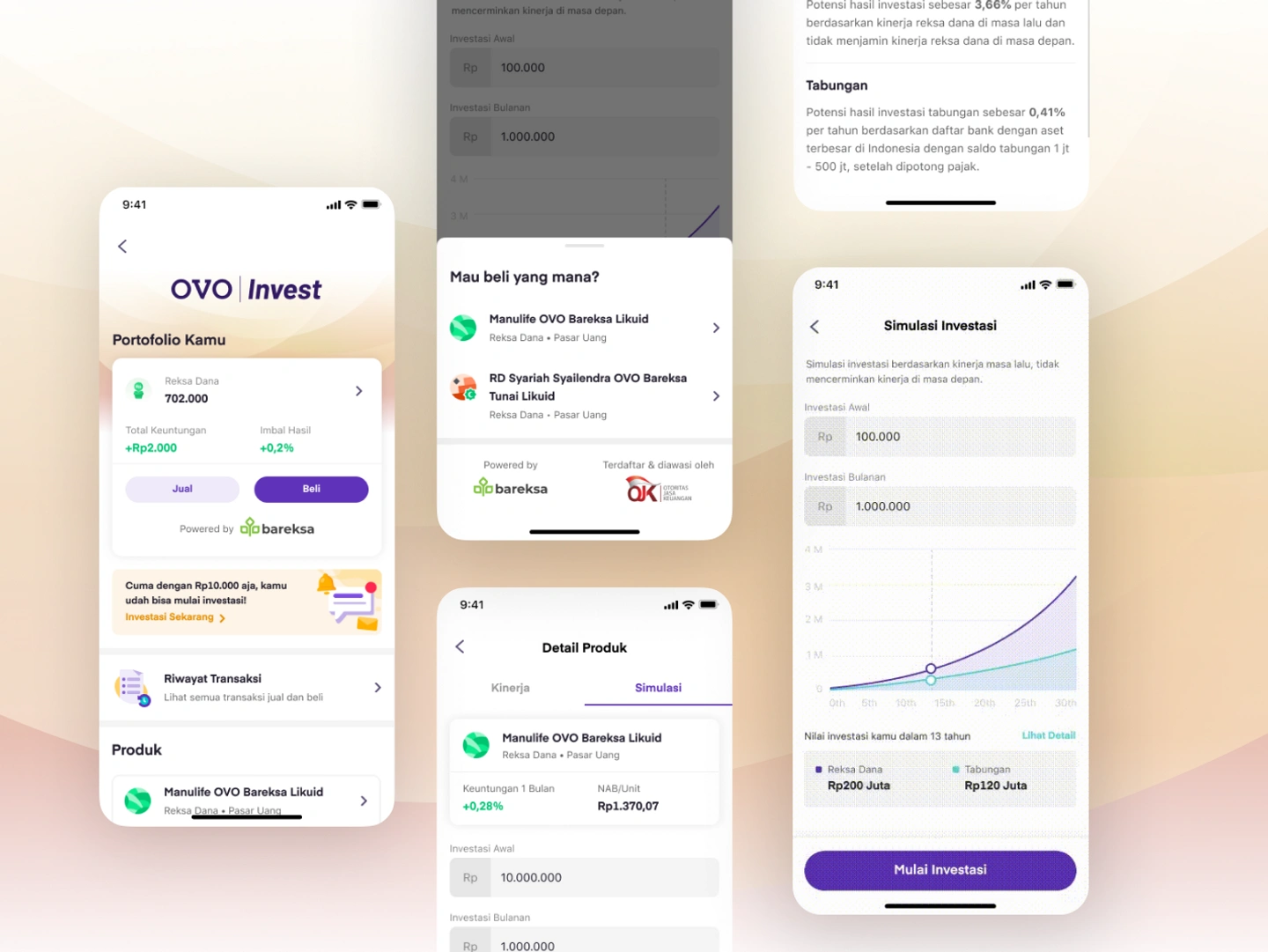 Final Design on Invest Simulation in OVO Invest