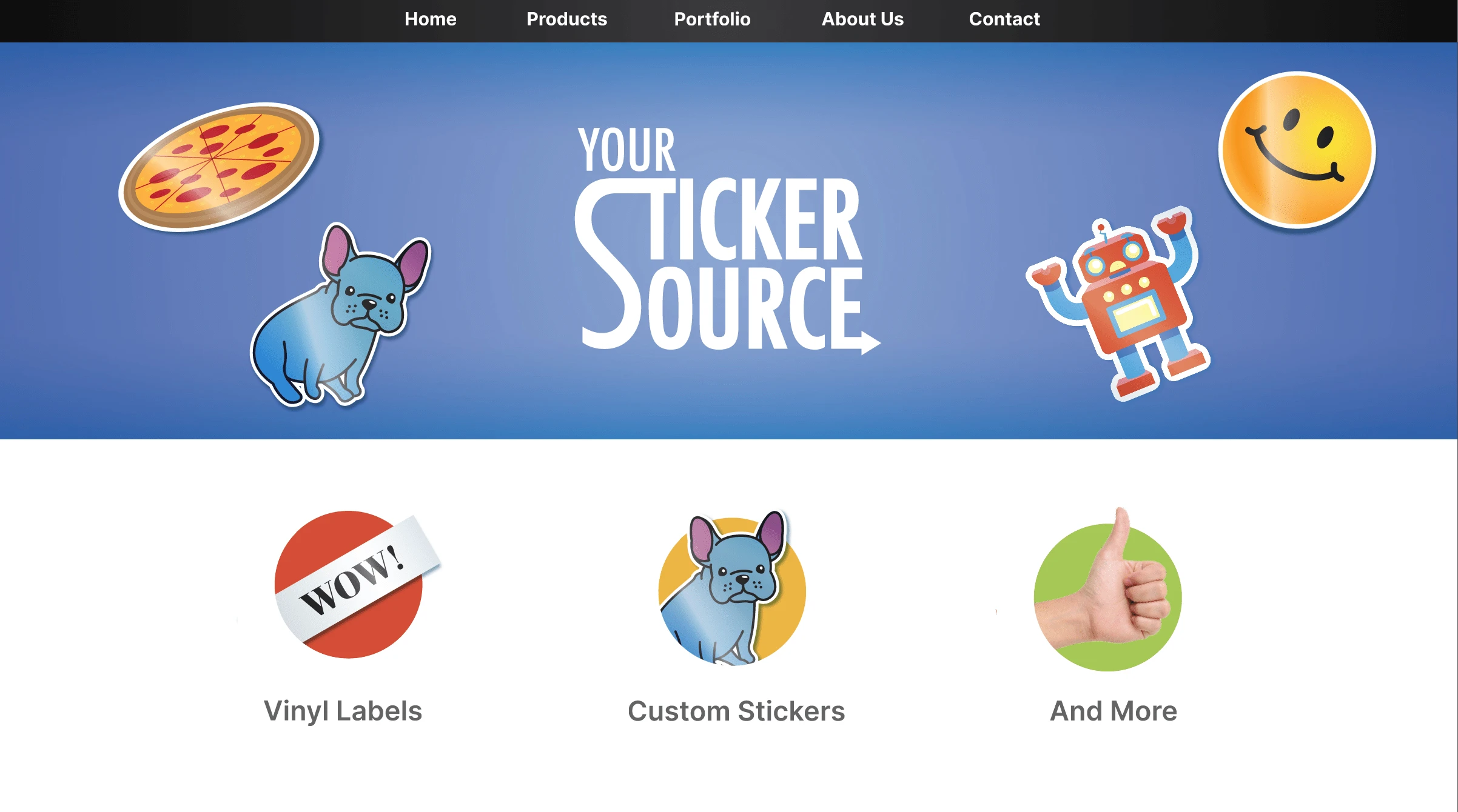 Your Sticker Source Homepage