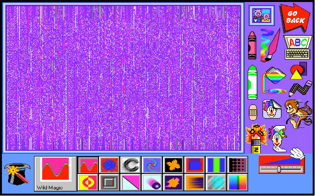 1993 Crayola Art Studio for Windows 3.x Interface