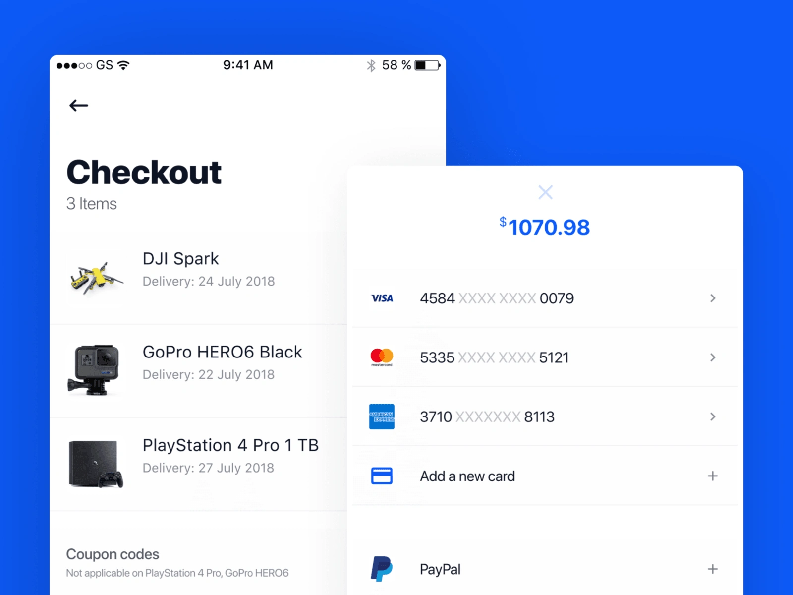 Minimal checkout