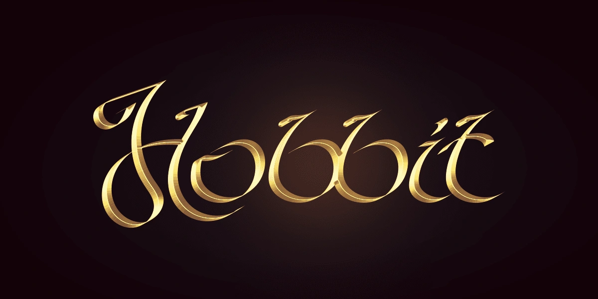 Hobbit - Typography & Title Design