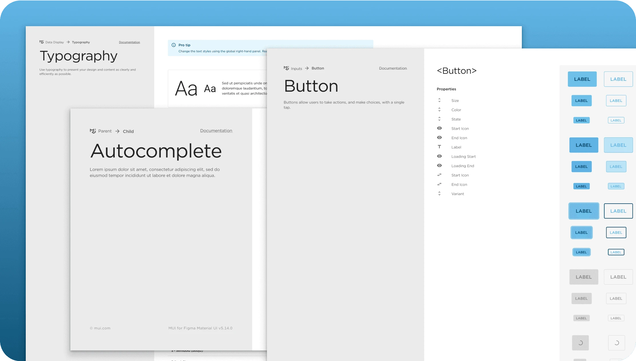 MUI Design system Documentation