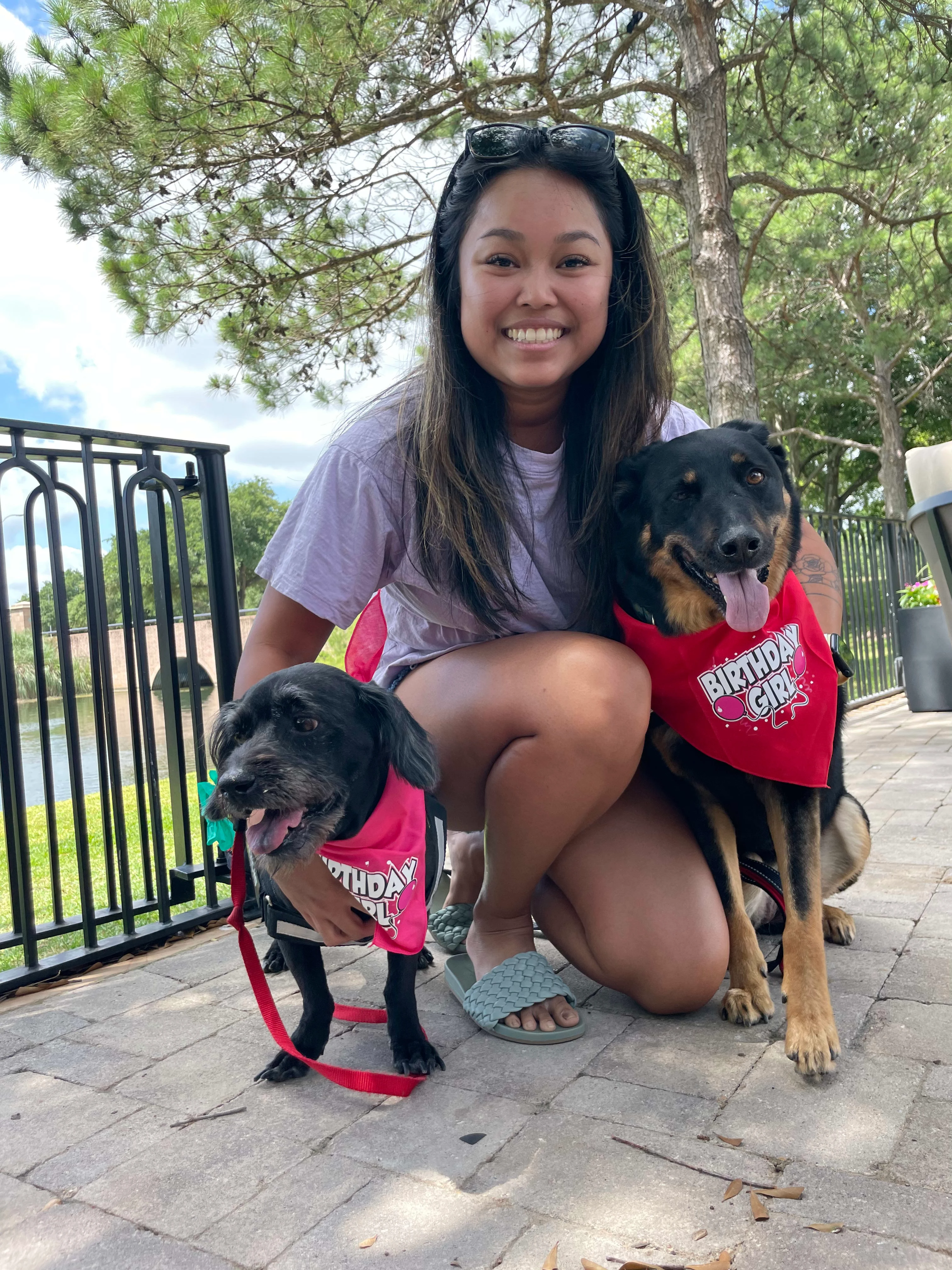 Mugen, Kai, and my daughter on their birthdays