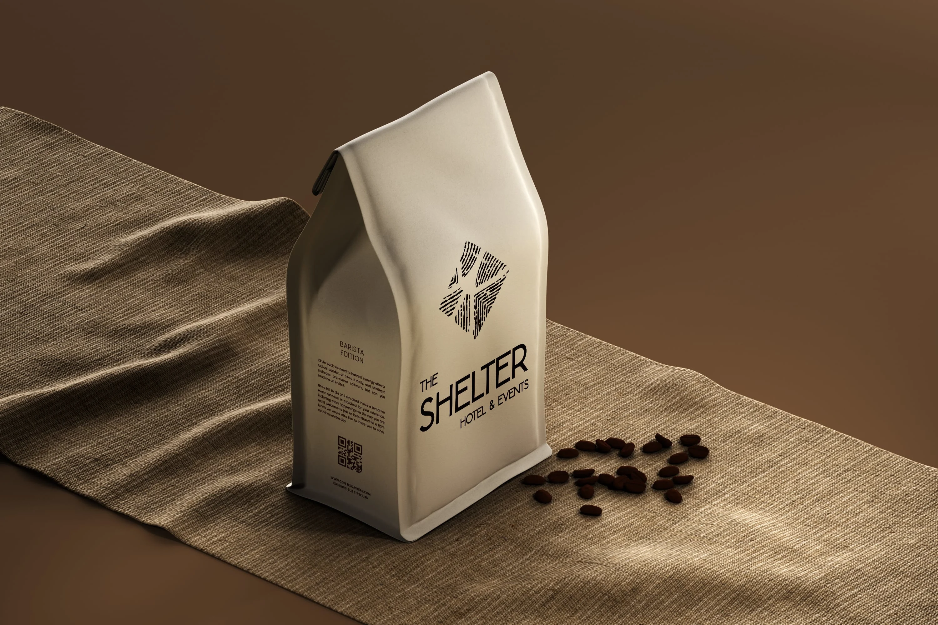 Boutique hotel goods - Coffee Packaging design