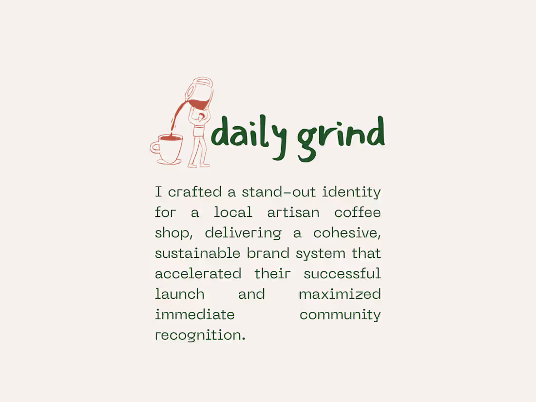 Cover image for Branding & Launch for The Daily Grind