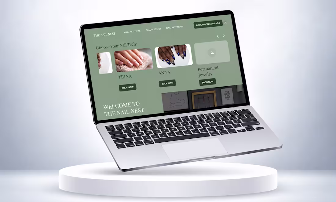 Cover image for Nail Salon Website Design |
