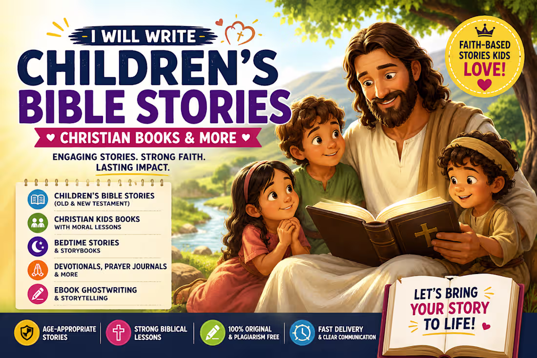 Cover image for Children's Bible Stories — Writing & Illustration