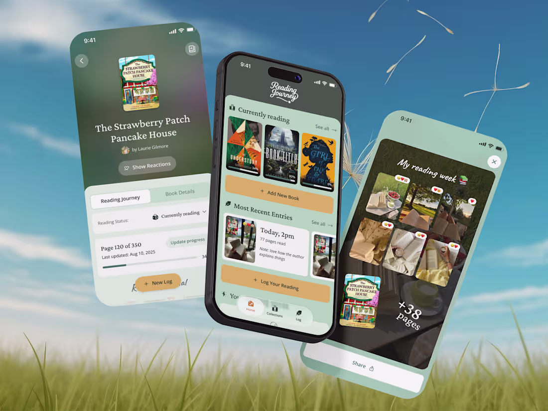 Cover image for 📖 Product UX/UI Design for a Reading Journal App