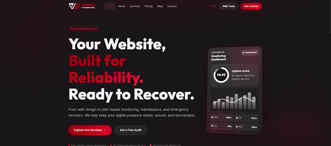 Cover image for Website Security and Recovery Assessment
