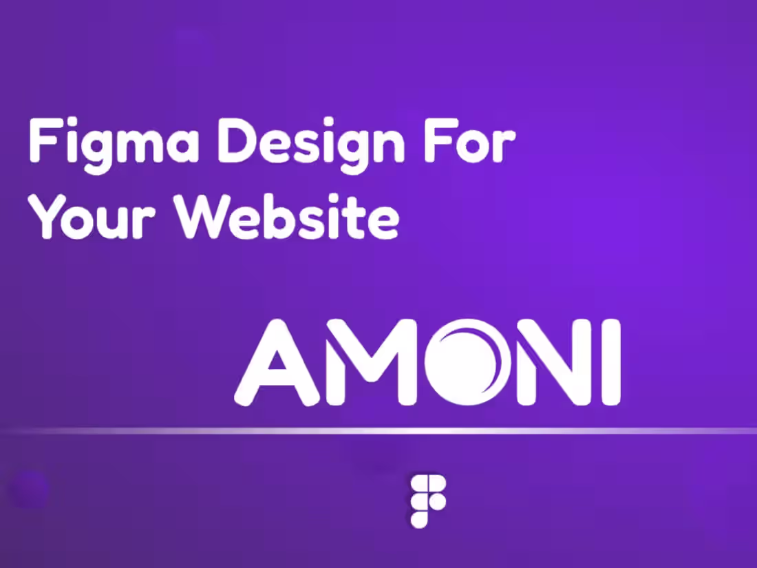 Cover image for Figma website design, Figma landing page, Figma UI UX