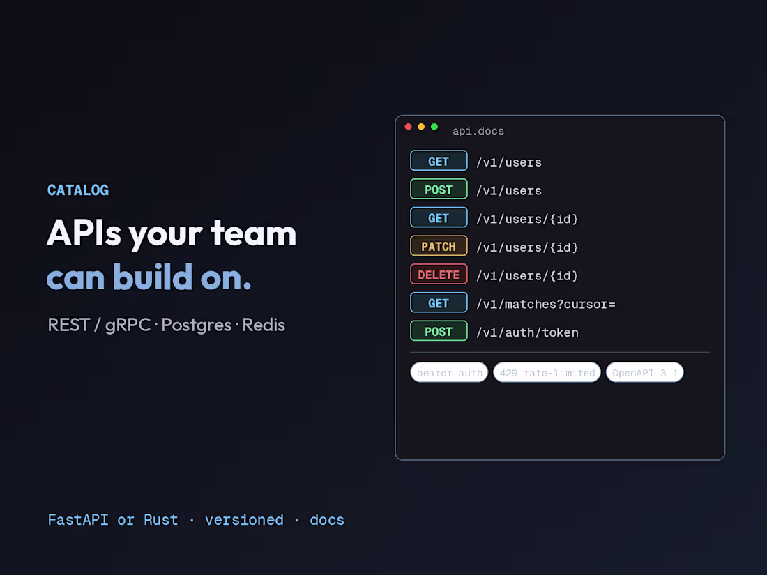 Cover image for API Development