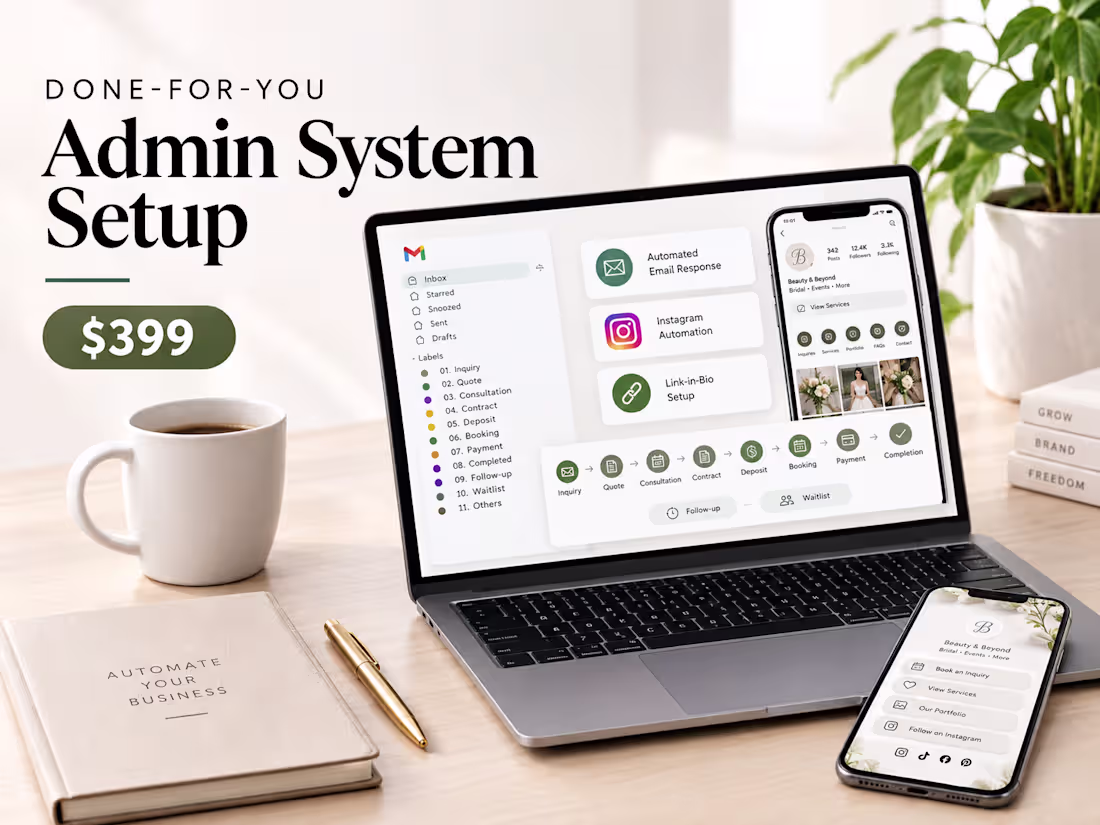 Cover image for Done-For-You Admin System Setup