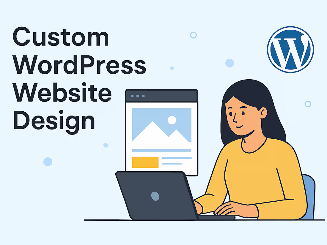 Cover image for I will design a branded custom WordPress Website for you