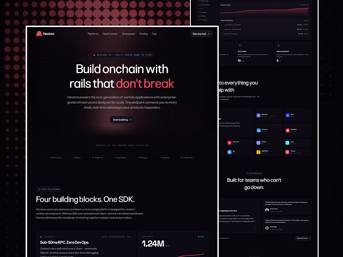 Cover image for About Hexioa
Hexioa – Blockchain Infrastructure