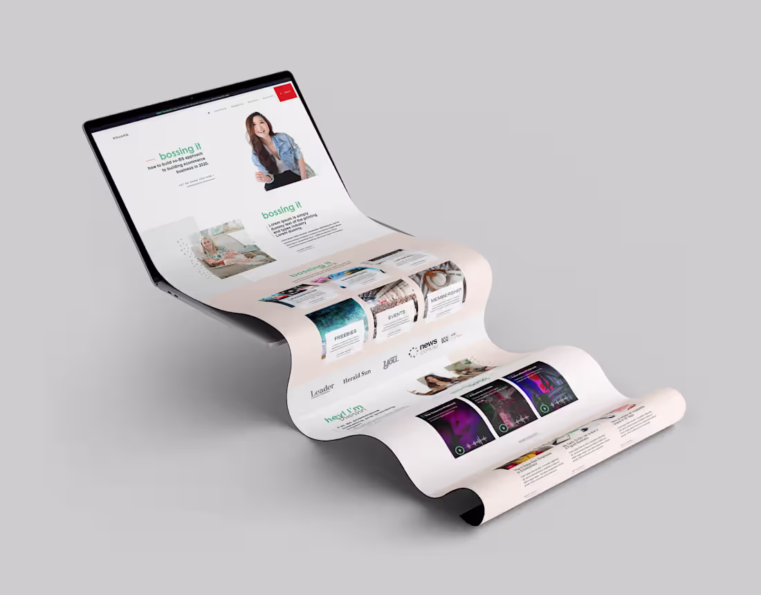 Cover image for Square - website design