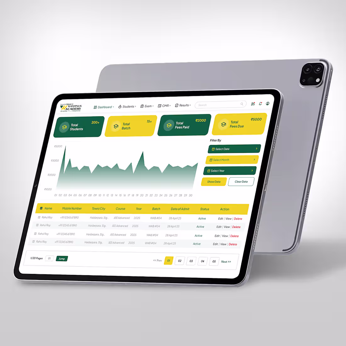 Cover image for All-in-One Coaching Institute Web App UI/UX Design