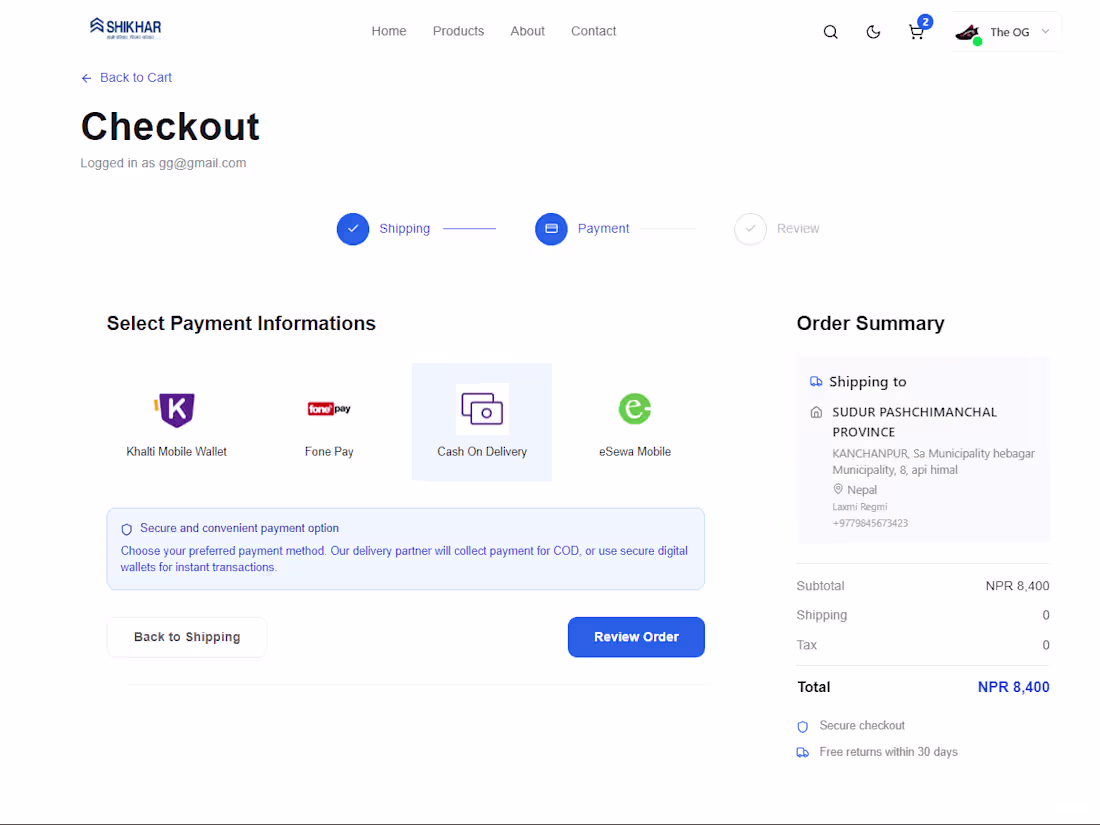 Cover image for Ecommerce  Platform : Checkout-Flow(Part-4)