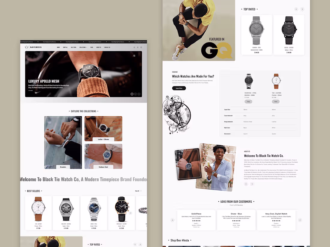 Cover image for Luxury Watch Store
