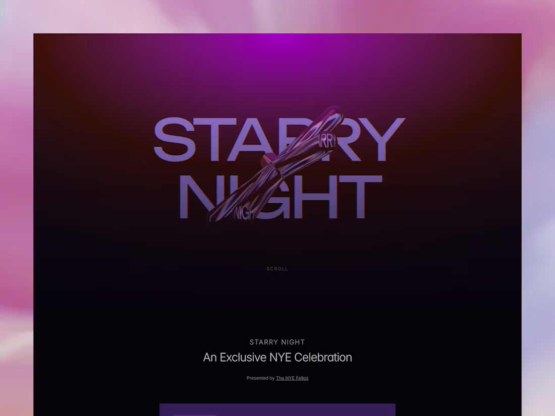 Cover image for 3D Event Landing Page